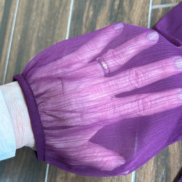 Lucky Brand plum shirt XS - Picture 4 of 8